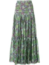 Alexis Grizelda Skirt In Purple Bouquet