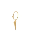 ANNI LU ANNI LU TURRET SHELL HOOP EARRING - GOLD