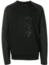 PLEIN SPORT LOGO PRINT RAGLAN SWEATSHIRT