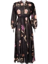 NANUSHKA FLORAL PRINT MIDI DRESS