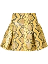 Marques' Almeida Marques'almeida Snake Print Effect Skirt - Yellow In Yellow