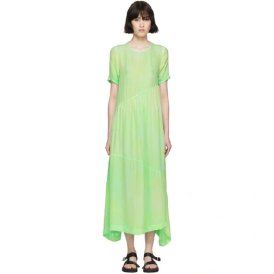 Collina Strada Green Tie-dye Ritual Dress