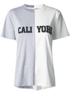 CYNTHIA ROWLEY T-SHIRT MIT "CALIYORK"-SCHRIFTZUG