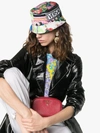 VERSACE VERSACE MULTICOLOURED FLORAL-PRINT SILK BUCKET HAT,ICAP013IT0339713553332