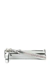 OFF-WHITE OFF-WHITE CYLINDRICAL SHOULDER BAG - SILVER
