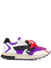 Off-white 30mm Hg Leather & Nylon Runner Sneakers In Purple