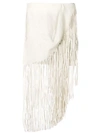 MAGDA BUTRYM FRINGED MINI SKIRT