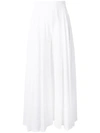 ALEXANDRE VAUTHIER ALEXANDRE VAUTHIER WIDE TWILL TROUSERS - WHITE