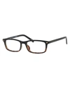 Kate Spade Jodie 50mm Rectangular Reading Glasses In Black/havana