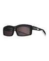 BALENCIAGA RECTANGLE ACETATE SUNGLASSES,PROD217520086