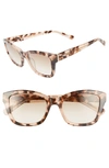 LONGCHAMP HERITAGE 53MM SQUARE SUNGLASSES - PINK TORTOISE,LO632SL