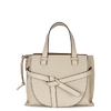 LOEWE GATE TAUPE LEATHER TOP HANDLE BAG