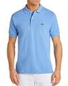 LACOSTE Heathered Pique Polo,L1264