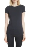 Majestic Short-sleeve Crewneck Tee In Marine