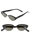 LE SPECS SQUADRON 51MM BROW BAR SUNGLASSES,LSP1902016