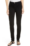 Frame Forever Karlie Raw Hem Skinny Jeans In Film Noir