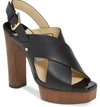 Jimmy Choo Women's Aix Leather Platform Slingback Sandals In Black Mix