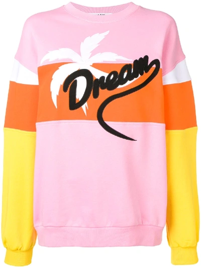 Msgm Dream Embroidered Sweatshirt - Pink