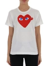 COMME DES GARÇONS PLAY COMME DES GARÇONS PLAY HEARTS PRINTED T