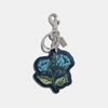 COACH COACH SLEEPING ROSE BAG CHARM,67573