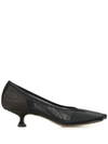 MM6 MAISON MARGIELA MM6 MAISON MARGIELA PUMPS MIT RUNDER KAPPE - SCHWARZ