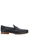 TOD'S TOD'S SLIP ON MONK SHOES - BLUE
