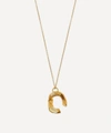 ALIGHIERI GOLD-PLATED THE FLASHBACK TWIST NECKLACE,000617616