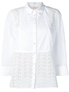 TORY BURCH TORY BURCH EMBROIDERED SHIRT - WHITE