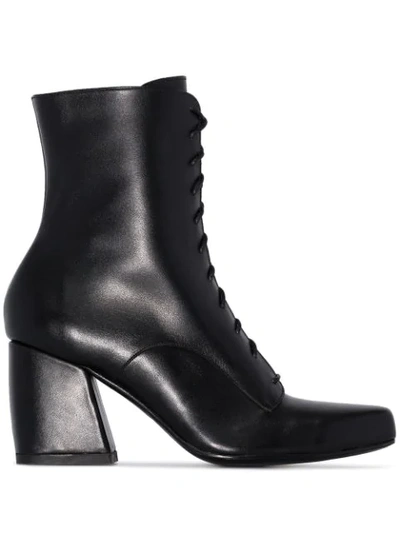 Roker Benedict 75 Lace-up Boots In Black