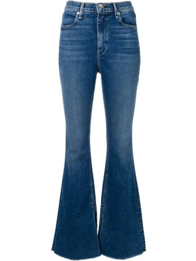 Rag & Bone High-waist Flared Jeans In Blue