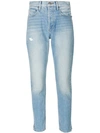 FRAME STONEWASHED CROPPED JEANS