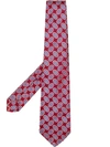 KITON KITON 大面积花纹领带 - 红色
