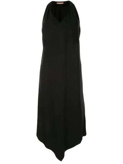 Nehera Midi Scarf Dress In Black
