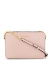 Michael Michael Kors Large Jet Set Travel Crossbody Bag In Neutrals