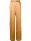 Alberta Ferretti Wide Leg Trousers - Neutrals In Neutrals