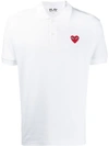 COMME DES GARÇONS PLAY CHEST LOGO POLO SHIRT