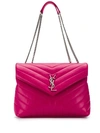 SAINT LAURENT SAINT LAURENT LOULOU SHOULDER BAG - PINK