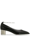 JIL SANDER JIL SANDER METAL PUMPS - BLACK