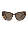 PRADA TORTOISESHELL CAT-EYE SUNGLASSES,14820476