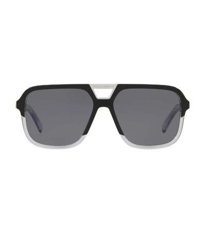 Dolce & Gabbana Dolce&gabbana Man Sunglasses Dg4354 In Dark Grey