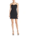 French Connection Whisper Sweetheart Light A-line Dress In Black