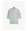 HAIDER ACKERMANN GRAPHIC-PRINT RELAXED-FIT RAYON AND SILK-BLEND SHIRT