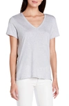 Michael Stars Skyler Relaxed V-neck Tee In Htr. Grey