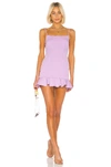 Lovers & Friends Teddy Mini Dress In Lilac Purple