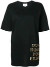 Gucci Oversized Sequin Detail T-shirt In Black