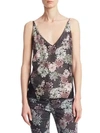 J BRAND LUCY FLORAL-PRINT SILK CAMISOLE,0400010650353