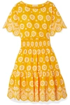 TORY BURCH BRODERIE ANGLAISE COTTON DRESS