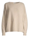 MAX MARA Masque Front Seam Lofty Cashmere Sweater