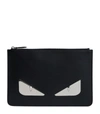 FENDI LEATHER BAG BUGS POUCH,14865519