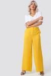 AÉRYNE PARIS Adeline Trousers Yellow